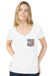 womens tultex v neck
