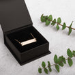 Faith Engraved Rose gold/Silver Bar Chain Necklace